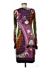ECI Print Purple Casual Dress Size 6 - photo 2