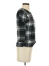 rue21 Plaid Black Short Sleeve T-Shirt Size S - photo 4