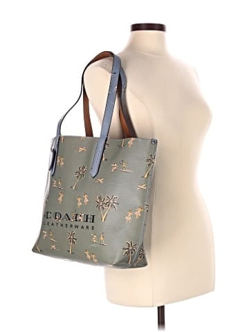 Coach Leather Tote (view 2)