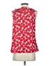 CAbi 100% Polyester Red Sleeveless Blouse Size S - photo 2