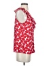 CAbi 100% Polyester Red Sleeveless Blouse Size S - photo 4