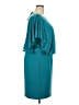 Jessica Simpson Solid Teal Cocktail Dress Size 18w - photo 4