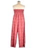 Shein Curve Paisley Red Jumpsuit Size 20 Plus (4) - photo 2