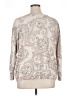 J.Jill Paisley Ivory Pullover Sweater Size XL - photo 2