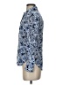 Talbots 100% Viscose Paisley Blue Long Sleeve Blouse Size XS - photo 5