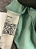 Unbranded 100% Polyester Teal Short Sleeve Blouse Size M - photo 9