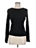 Carlisle Black Long Sleeve Silk Top Size M - photo 1