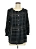 Soft Surroundings 100% Viscose Black 3/4 Sleeve Blouse Size M (petite) - photo 1