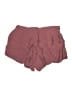 Athleta 100% Cupro Hearts Burgundy Shorts Size 2X - photo 1