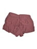 Athleta 100% Cupro Hearts Burgundy Shorts Size 2X - photo 2