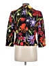 Carlisle 100% Cotton Floral Black Blazer Size 8 - photo 2