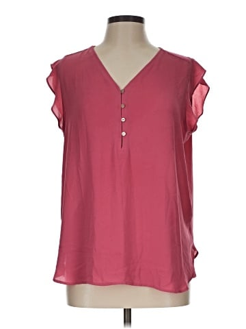 Ann Taylor LOFT Short Sleeve Blouse (view 1)