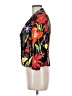 Carlisle 100% Cotton Floral Black Blazer Size 8 - photo 5