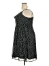 Torrid 100% Polyester Stars Black Casual Dress Size 2X Plus (2) - photo 5