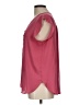 Ann Taylor LOFT 100% Polyester Pink Short Sleeve Blouse Size L - photo 7