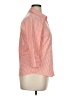 Talbots Checkered-gingham Orange 3/4 Sleeve Button-Down Shirt Size 16 - photo 4