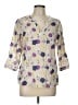 Boden 100% Cotton Ivory 3/4 Sleeve Blouse Size 12 - photo 1