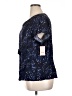 Evri 100% Rayon Blue Short Sleeve Blouse Size 0X - photo 5