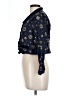 Karin Stevens 100% Rayon Paisley Blue Long Sleeve Blouse Size 12 Petite - photo 5