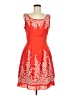 Antonio Melani 100% Polyester Orange Cocktail Dress Size 6 - photo 1