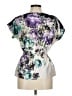 BCX 100% Polyester Purple Short Sleeve Blouse Size M - photo 2