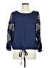 CeCe Blue 3/4 Sleeve Blouse Size M - photo 1
