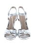Badgley Mischka Silver Sandals Size 6 1/2 - photo 2