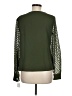 Shein 100% Polyester Green Long Sleeve Blouse Size 6 - photo 2