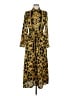 Bardot 100% Polyester Paisley Gold Casual Dress Size 6 - photo 1
