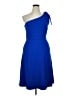 Banana Republic Solid Blue Cocktail Dress Size 14 - photo 1