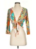 Mare Blu Orange Long Sleeve Blouse Size S - photo 1