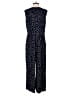 London Times Polka Dots Blue Jumpsuit Size 12 - photo 2