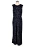 London Times Polka Dots Blue Jumpsuit Size 12 - photo 1