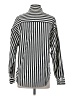Express Stripes Ivory Long Sleeve Button-Down Shirt Size S - photo 2