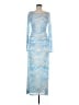 AFRM Tie-dye Blue Cocktail Dress Size M - photo 1