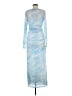 AFRM Tie-dye Blue Cocktail Dress Size M - photo 2