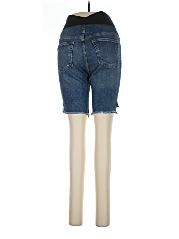 Isabel Maternity Denim Shorts (view 2)