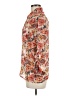 Living Doll 100% Polyester Floral Orange 3/4 Sleeve Blouse Size M - photo 5