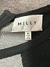 Milly 100% Merino Color Block Gray Wool Dress Size M - photo 7