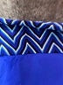 Unbranded Chevron-herringbone Blue Swimsuit Bottoms Size 12 - photo 3