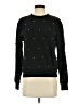 H&M 100% Cotton Polka Dots Black Pullover Sweater Size M (estimated) - photo 1