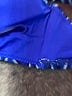 Unbranded Chevron-herringbone Blue Swimsuit Top Size 12 - photo 3