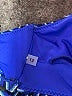 Unbranded Chevron-herringbone Blue Swimsuit Top Size 12 - photo 4