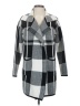 MORGAN by Morgan de Toi Checkered-gingham Gray Coat Size 2 - photo 1