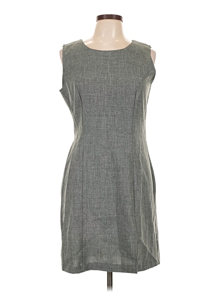Pre-owned Assorted Brands Casual Dress In Gray