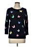 Talbots Print Black Pullover Sweater Size L - photo 1
