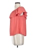 Maeve 100% Polyester Pink Short Sleeve Top Size S - photo 5