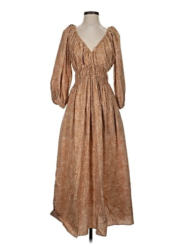 Madewell V-Neck Balloon-Sleeve Maxi Dress (view 1)
