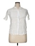 Assorted Brands White Short Sleeve Blouse Size XL - photo 1