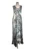 Biya Paisley Silver Cocktail Dress Size L - photo 1